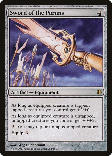 Sword of the Paruns, Magic card C13 264 — Commander 2013 set