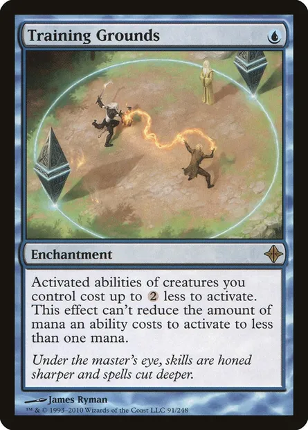 Training Grounds, Magic card ROE 91 — Rise of the Eldrazi set