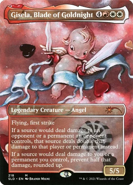 Gisela, Blade of Goldnight, Magic card SLD 218 — Secret Lair Drop set