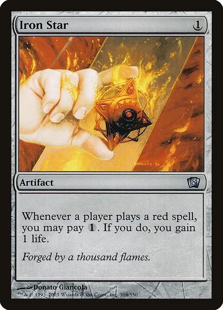 Iron Star, Magic card 8ED 304★ — Eighth Edition set