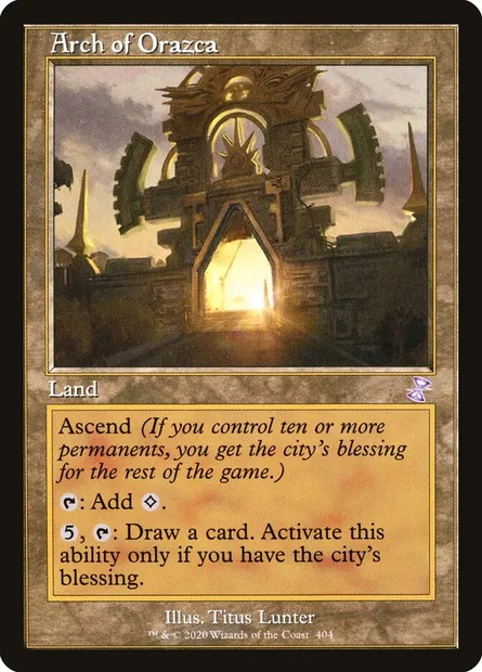 Arch of Orazca, Magic card TSR 404 — Time Spiral Remastered set