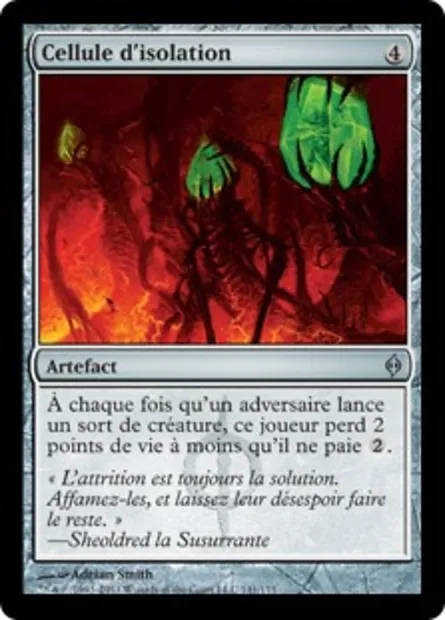 Cellule d'isolation, carte Magic NPH 141 — extension La Nouvelle Phyrexia