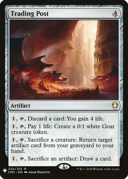 Comptoir de commerce, carte Magic PLST CM2-225 — extension The List