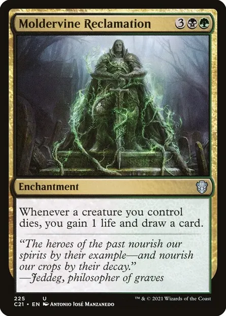 Moldervine Reclamation, Magic card C21 225 — Commander 2021 set