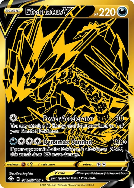 Eternatus V, Pokémon card SHF SV121 — Shining Fates set