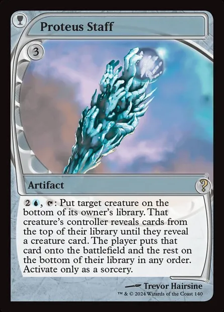 Bâton de Protée, carte Magic MB2 140 — extension Mystery Booster 2