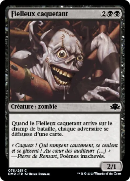 Fielleux caquetant, carte Magic DMR 76 — extension Dominaria Remastered