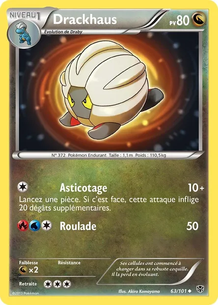 Drackhaus, carte Pokémon PLB 63 — extension Explosion Plasma