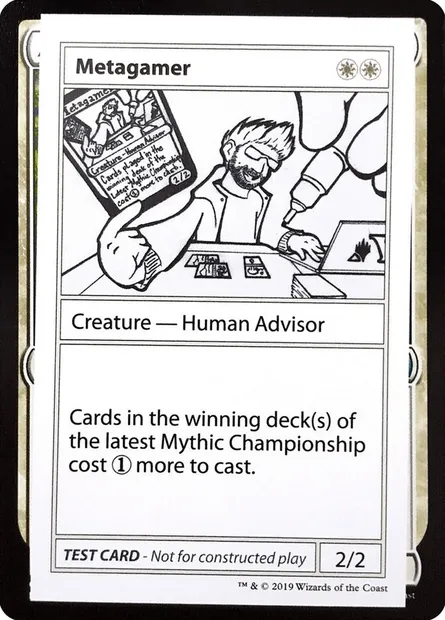 Metagamer, carte Magic CMB2 8 — extension Mystery Booster Playtest Cards 2021
