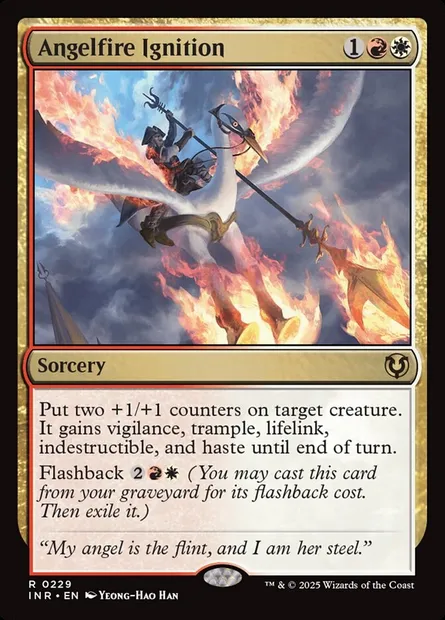 Angelfire Ignition, Magic card INR 229 — Innistrad Remastered set