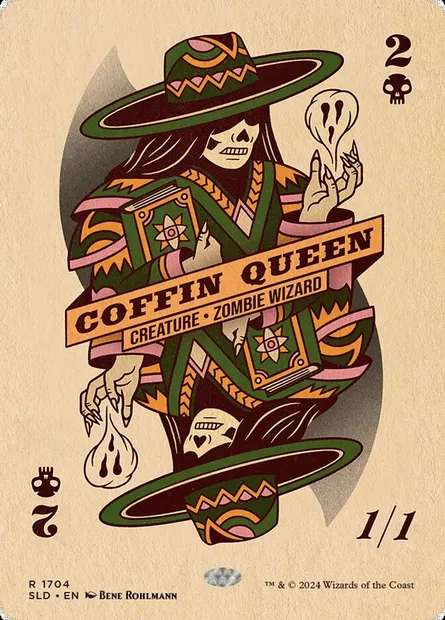Coffin Queen, Magic card SLD 1704 — Secret Lair Drop set
