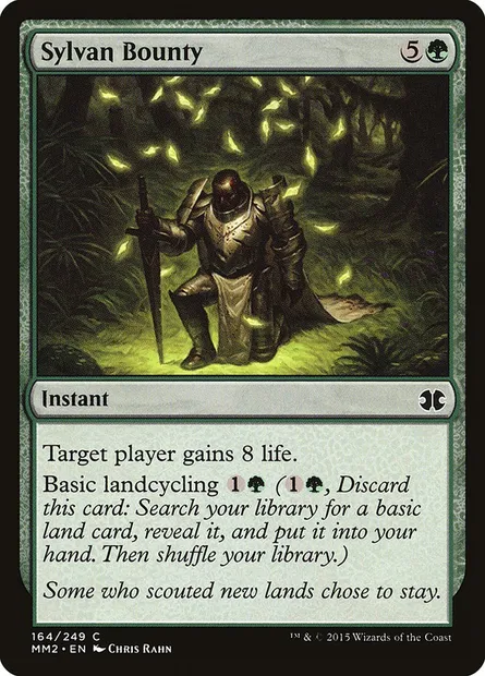 Sylvan Bounty, Magic card MM2 164 — Modern Masters 2015 set