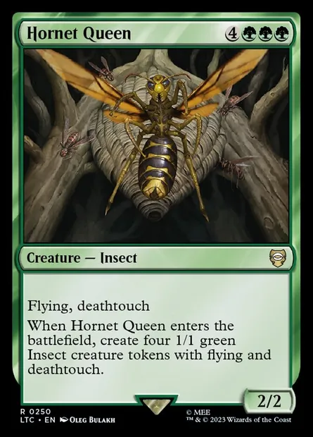 Hornet Queen, Magic card LTC 250 — Tales of Middle-earth Commander set