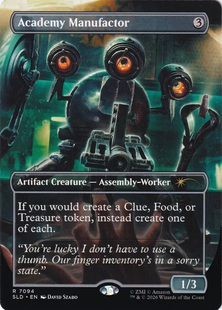Academy Manufactor, Magic card SLD 7094 — Secret Lair Drop set