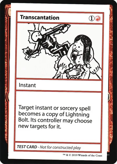 Transcantation, Magic card CMB2 67 — Mystery Booster Playtest Cards 2021 set
