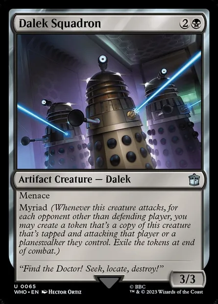Dalek Squadron, Magic card WHO 65 — Doctor Who set