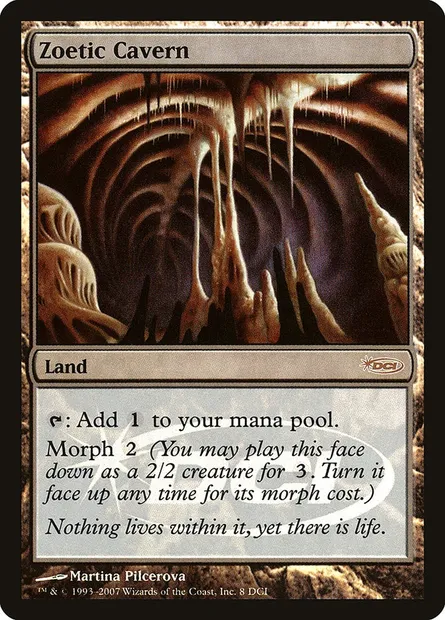 Zoetic Cavern, Magic card DCI 8 — DCI Promos set