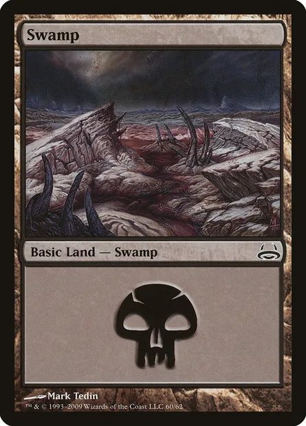 Swamp, Magic card DDC 60 — Duel Decks: Divine vs. Demonic set