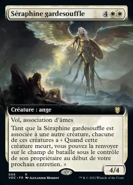 Séraphine gardesouffle, carte Magic VOC 69 — extension Crimson Vow Commander