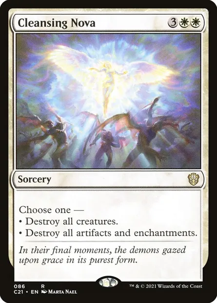 Cleansing Nova, Magic card C21 86 — Commander 2021 set