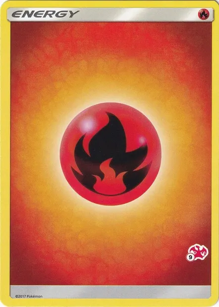 Fire Energy, Pokémon card BA20 9c — Battle Academy 2020 set