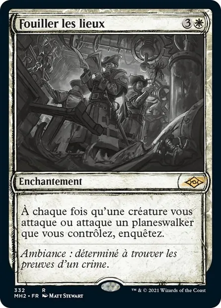Fouiller les lieux, carte Magic MH2 332 — extension Horizons du Modern 2