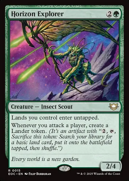 Horizon Explorer, Magic card EOC 15 — Edge of Eternities Commander set