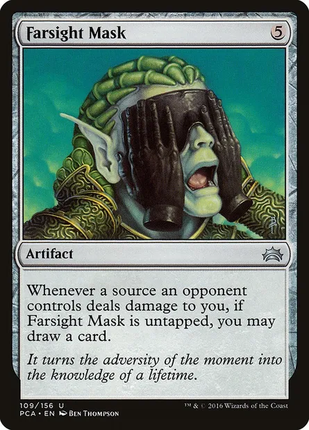 Masque de clairvoyance, carte Magic PCA 109 — extension Planechase Anthology