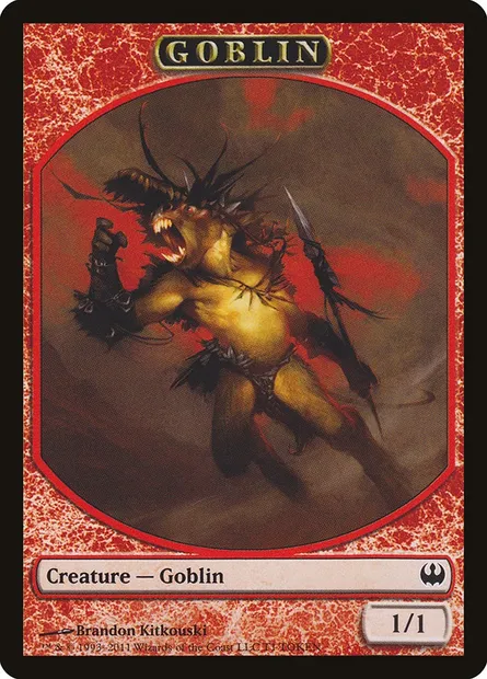 Goblin, carte Magic TDDG 1 — extension Duel Decks: Knights vs. Dragons Tokens