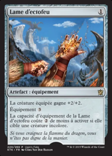 Lame d'ectofeu, carte Magic UGIN 220 — extension Ugin's Fate