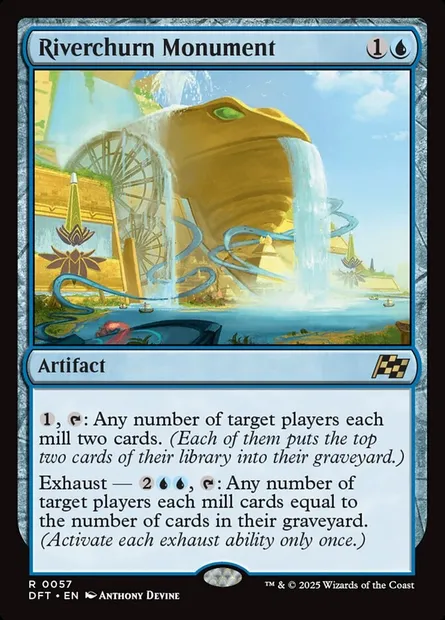 Riverchurn Monument, Magic card DFT 57 — Aetherdrift set