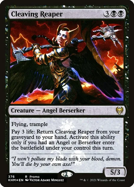 Cleaving Reaper, Magic card PKHM 376★ — Kaldheim Promos set