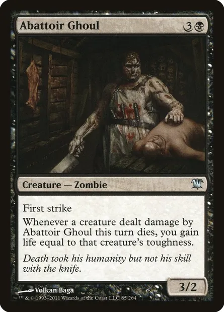 Abattoir Ghoul, Magic card ISD 85 — Innistrad set