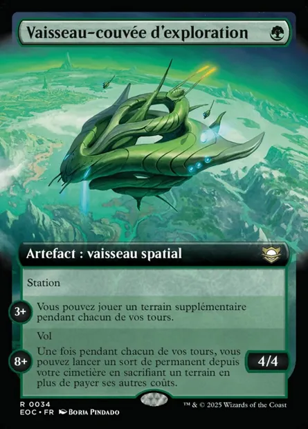Vaisseau-couvée d'exploration, carte Magic EOC 34 — extension Edge of Eternities Commander