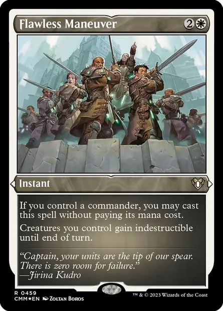 Flawless Maneuver, Magic card CMM 459 — Commander Masters set