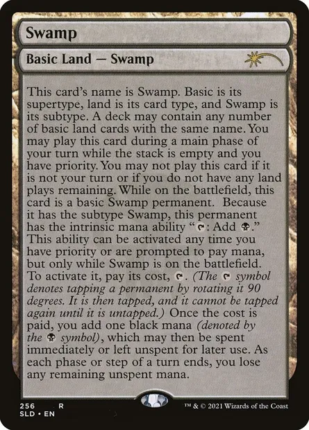 Marais, carte Magic SLD 256 — extension Secret Lair Drop
