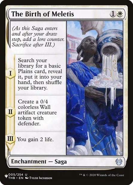 La naissance de Mélétis, carte Magic PLST THB-5 — extension The List