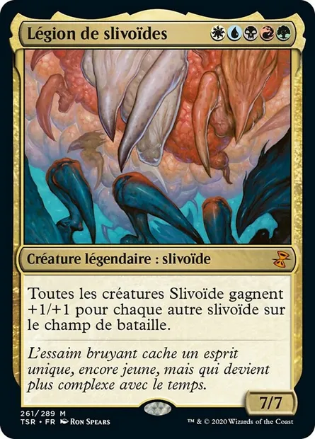 Légion de slivoïdes, carte Magic TSR 261 — extension Spirale Temporelle Remastered