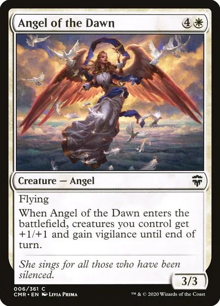 Angel of the Dawn, Magic card CMR 6 — Commander Legends set