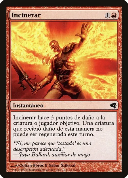 Incinerate, Magic card PS11 112 — Salvat 2011 set