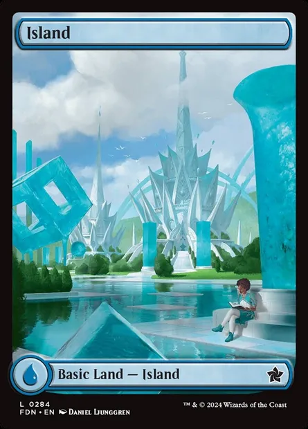Island, Magic card FDN 284 — Foundations set