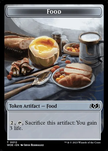 Food, Magic card TWOE 12 — Wilds of Eldraine Tokens set