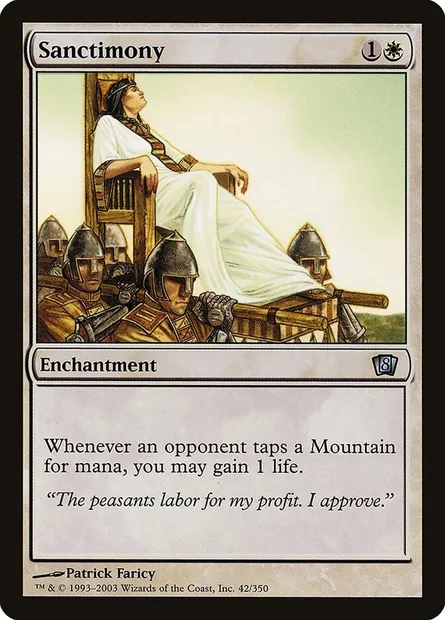 Tartuferie, carte Magic 8ED 42★ — extension Huitième Edition