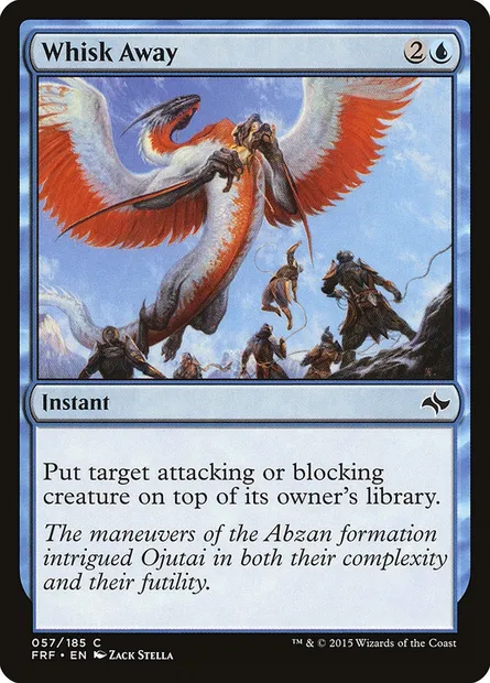 Whisk Away, Magic card FRF 57 — Fate Reforged set