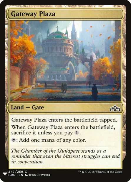 Gateway Plaza, Magic card PLST GRN-247 — The List set