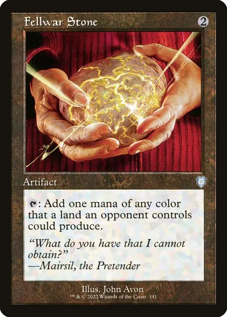 Fellwar Stone, Magic card BRC 141 — The Brothers' War Commander set