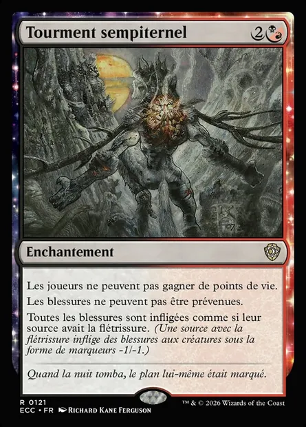 Tourment sempiternel, carte Magic ECC 121 — extension Lorwyn Eclipsed Commander