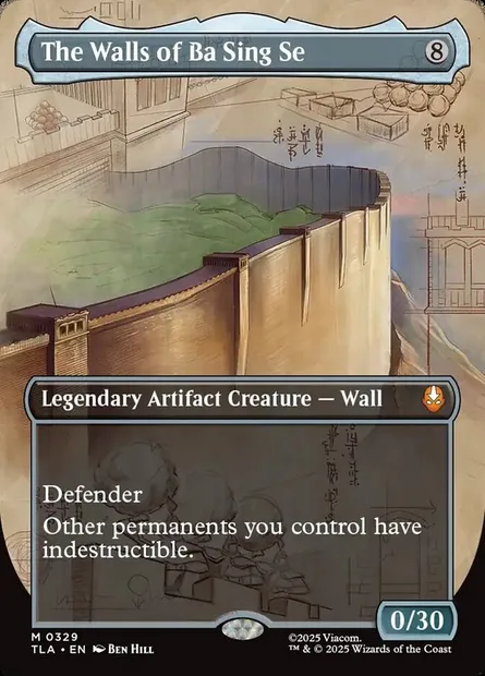 The Walls of Ba Sing Se, Magic card TLA 329 — Avatar: The Last Airbender set