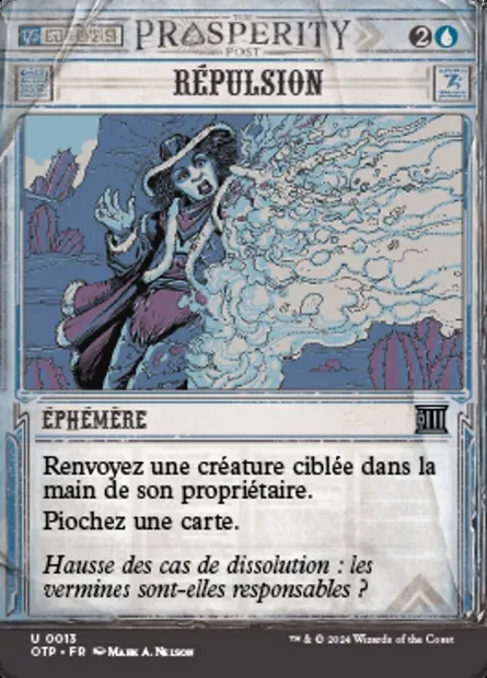 Répulsion, carte Magic OTP 13 — extension Breaking News