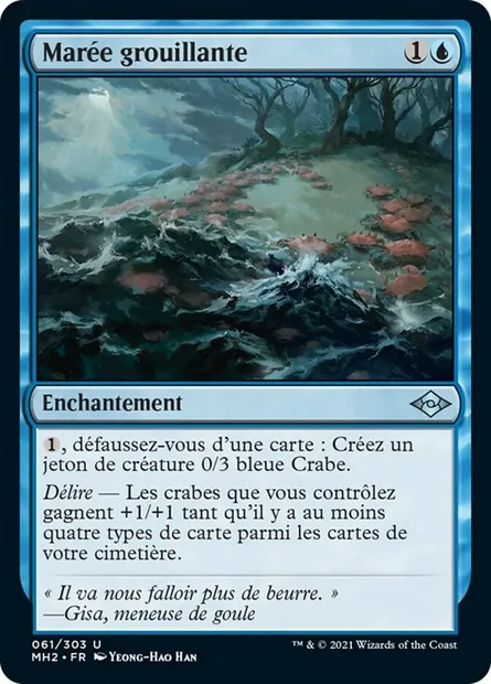 Marée grouillante, carte Magic MH2 61 — extension Horizons du Modern 2